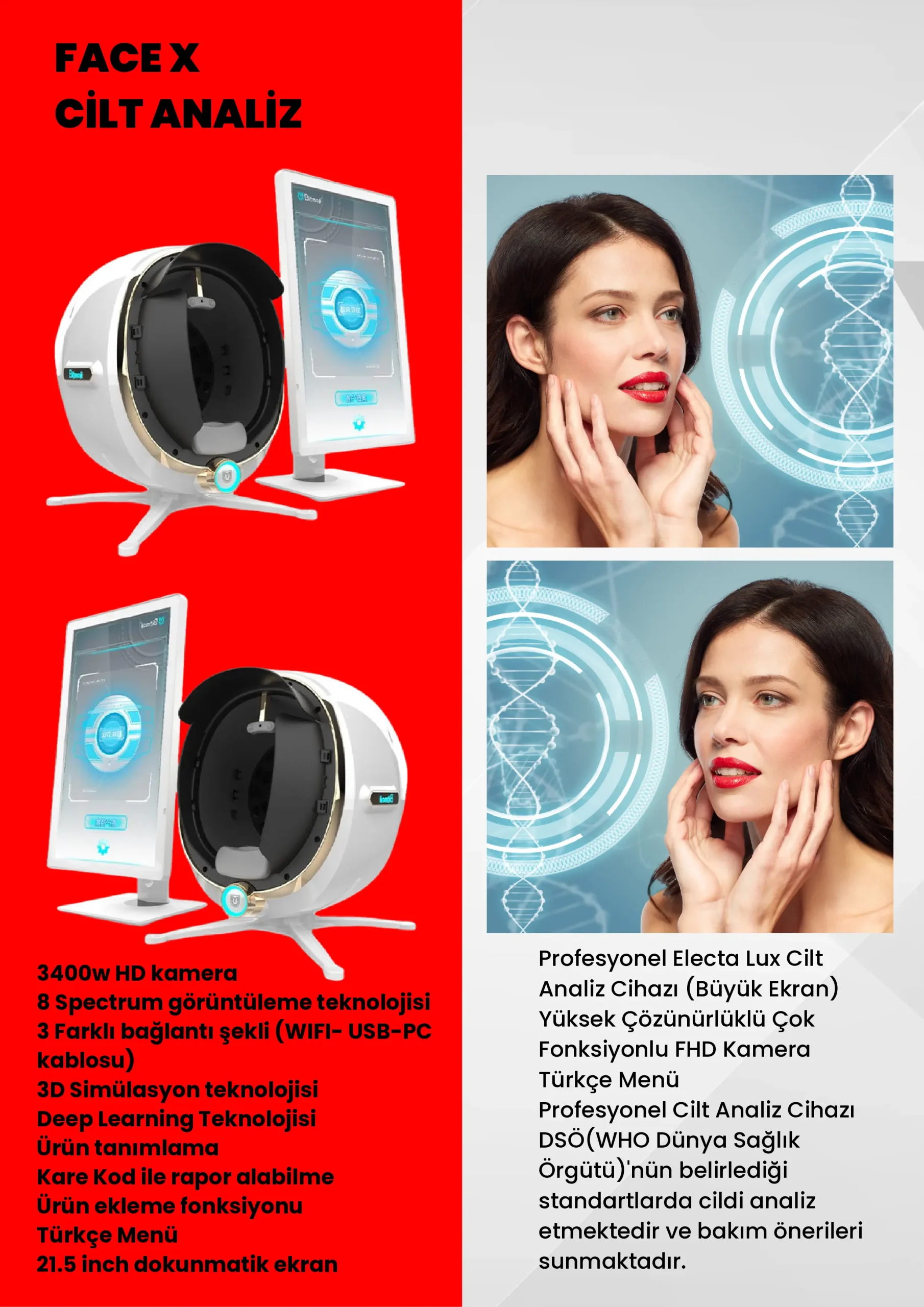 Face X Cilt Analiz Cihazı