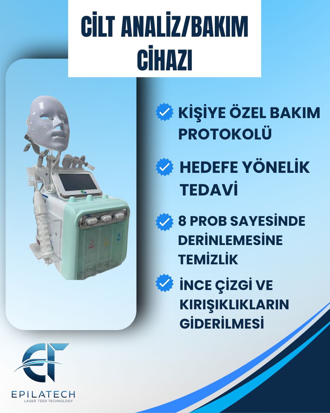 Cilt Analiz ve Bakım Cihazı